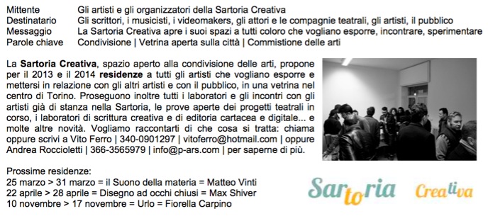 call sartoria creativa